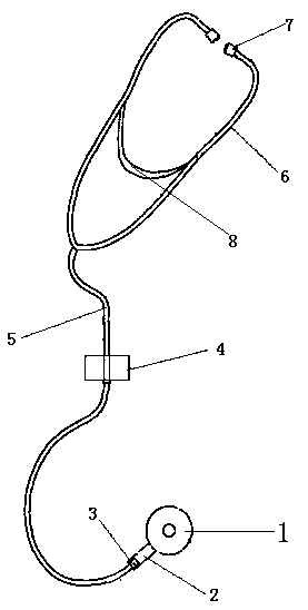 Stethoscope with recording function