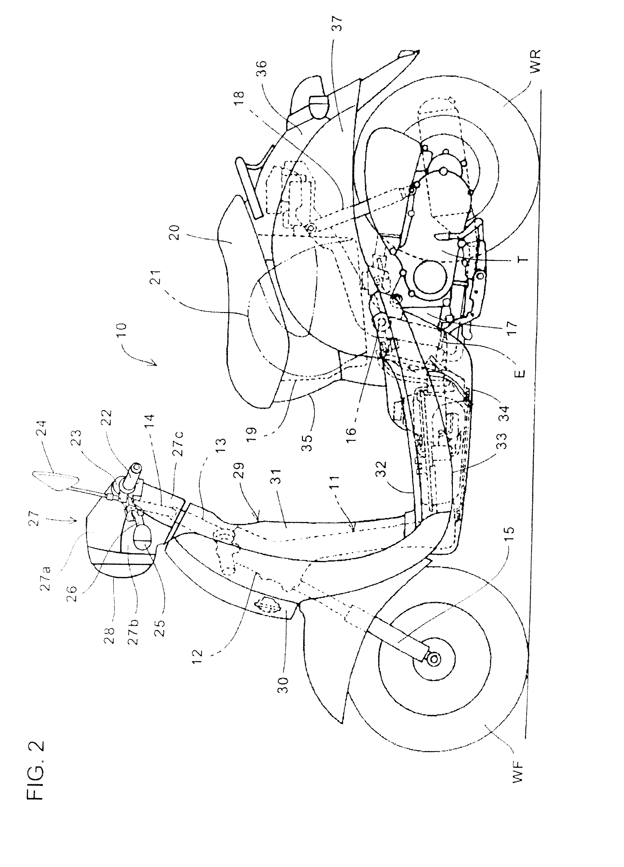 Turn signal device for saddle-ride type vehicle