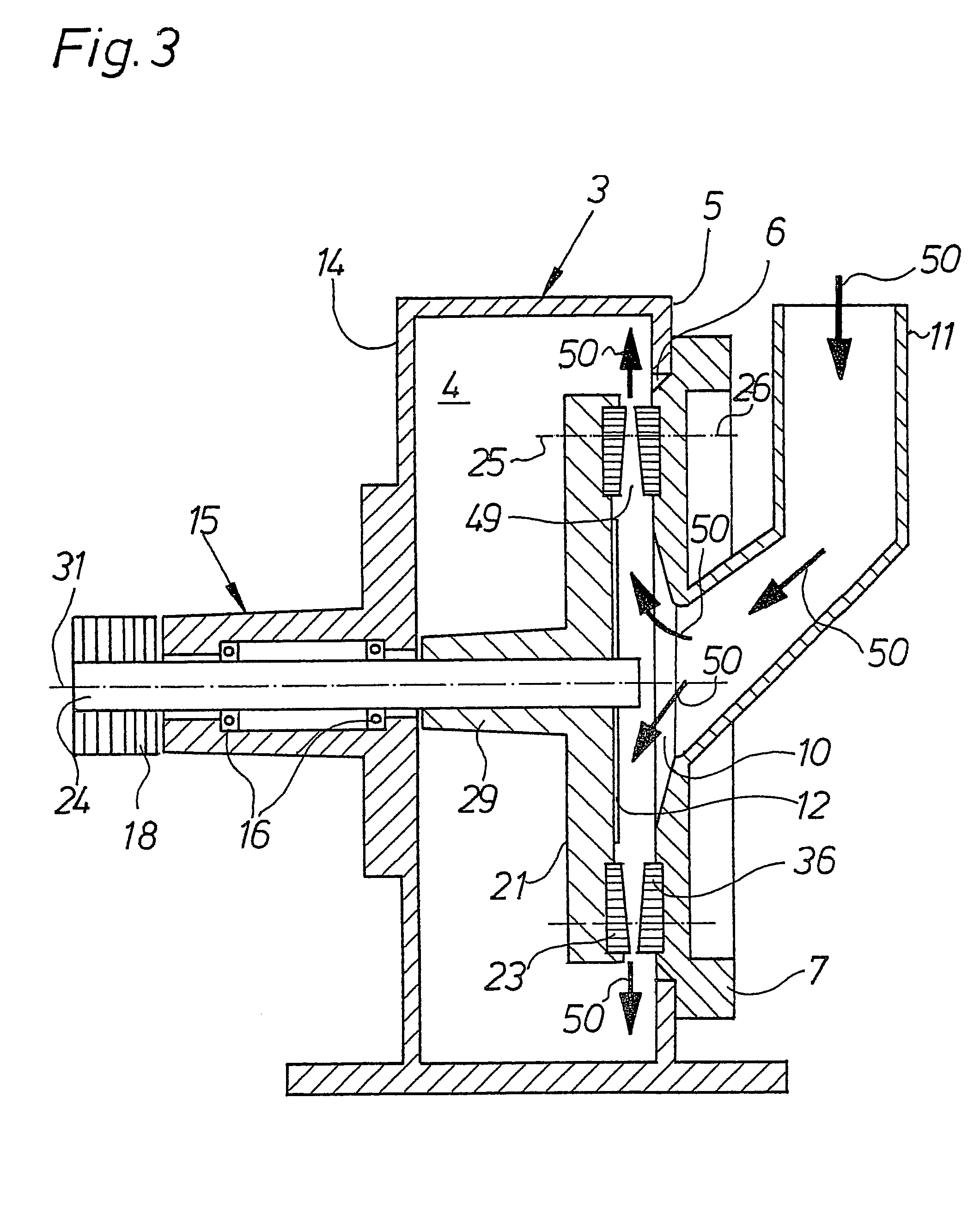 Apparatus for chipping material