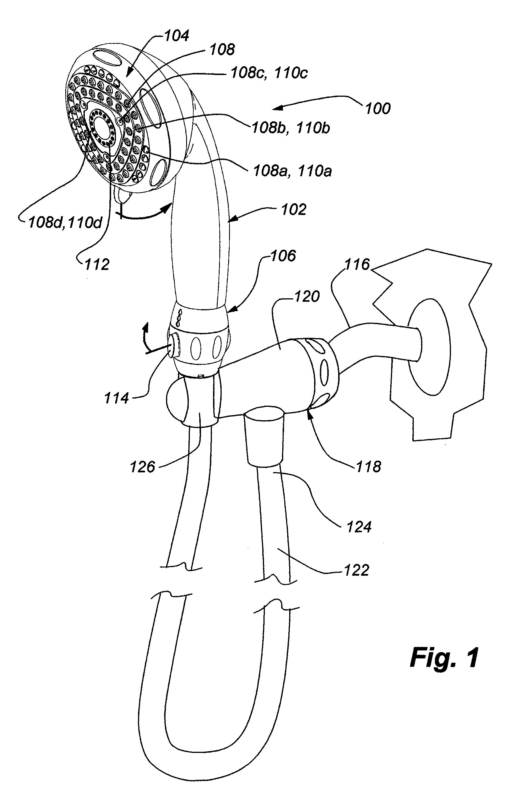 Low flow showerhead and method of making same