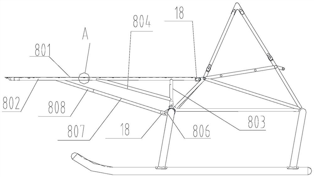 Unmanned helicopter equipment compartment