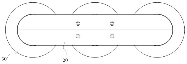 Transformer with amorphous iron core with circular section and protective box