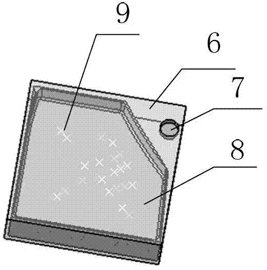 Method and device for measuring thickness of numerical control machining workpiece