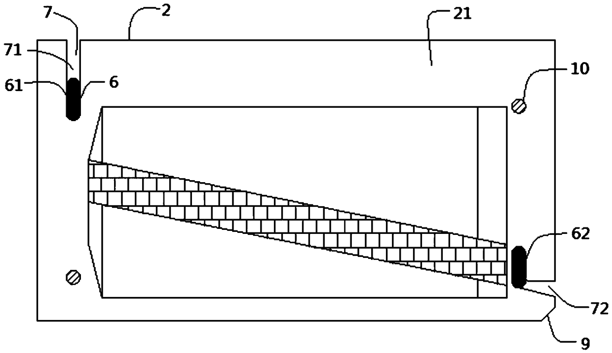 Base plate of electronic device and inductor and transformer with same