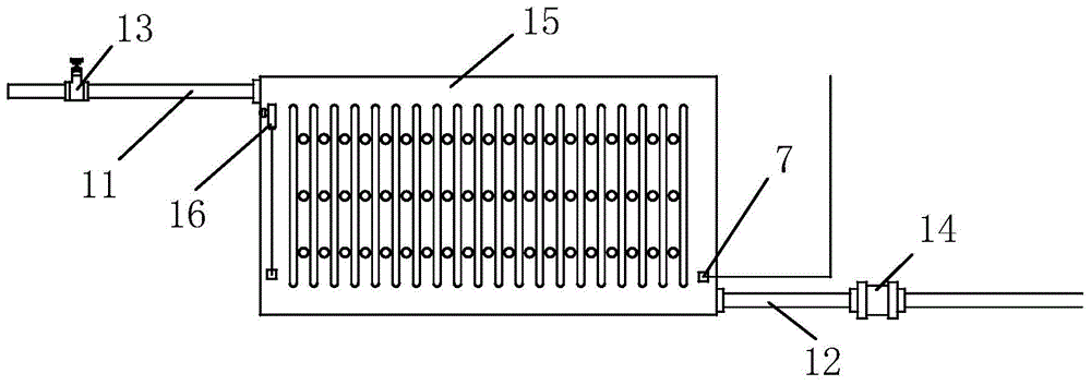 A waste heat energy heat exchange system based on a phase change heat storage tank