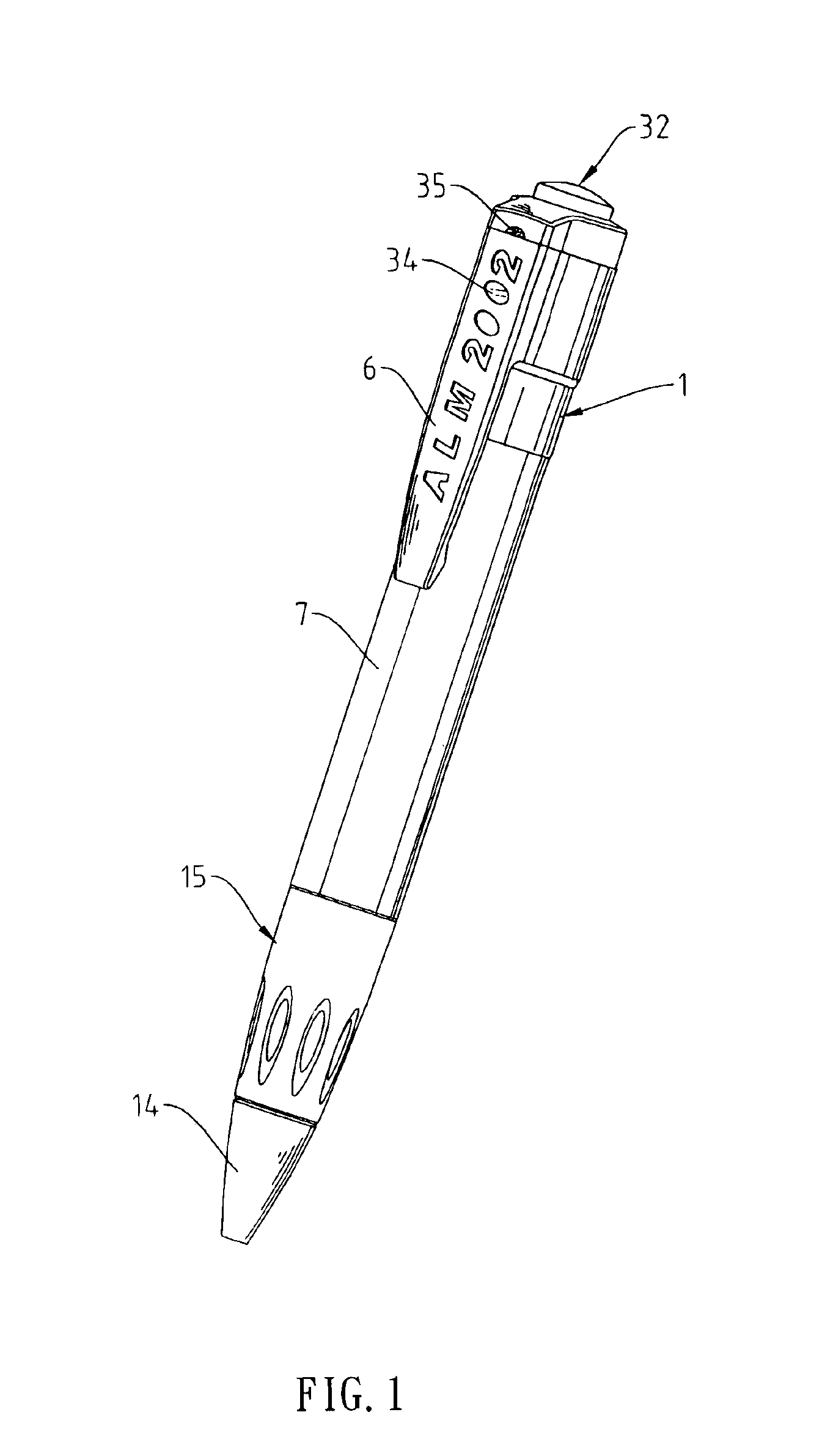 Image transmitting ball-point pen