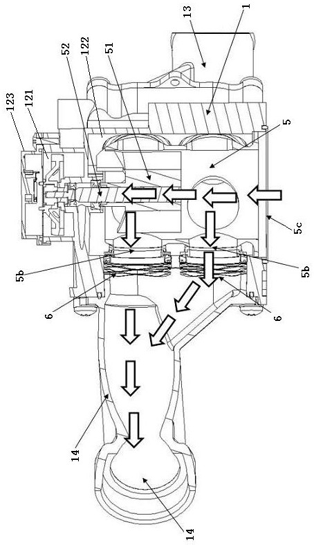 Sealing structure of valve and electric control throttle valve with same