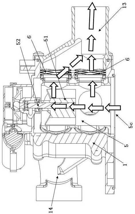 Sealing structure of valve and electric control throttle valve with same