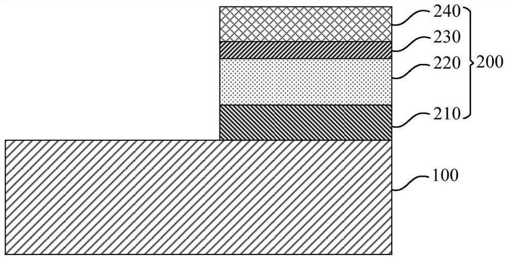 Two-dimensional material device and gan device heterogeneous integrated structure and preparation method