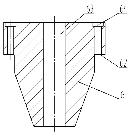 Solid motor nozzle blank assembly, production method thereof and mold for use