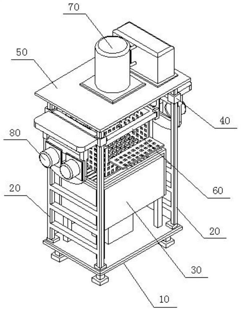 Outer surface treatment device for casting machining and working method thereof