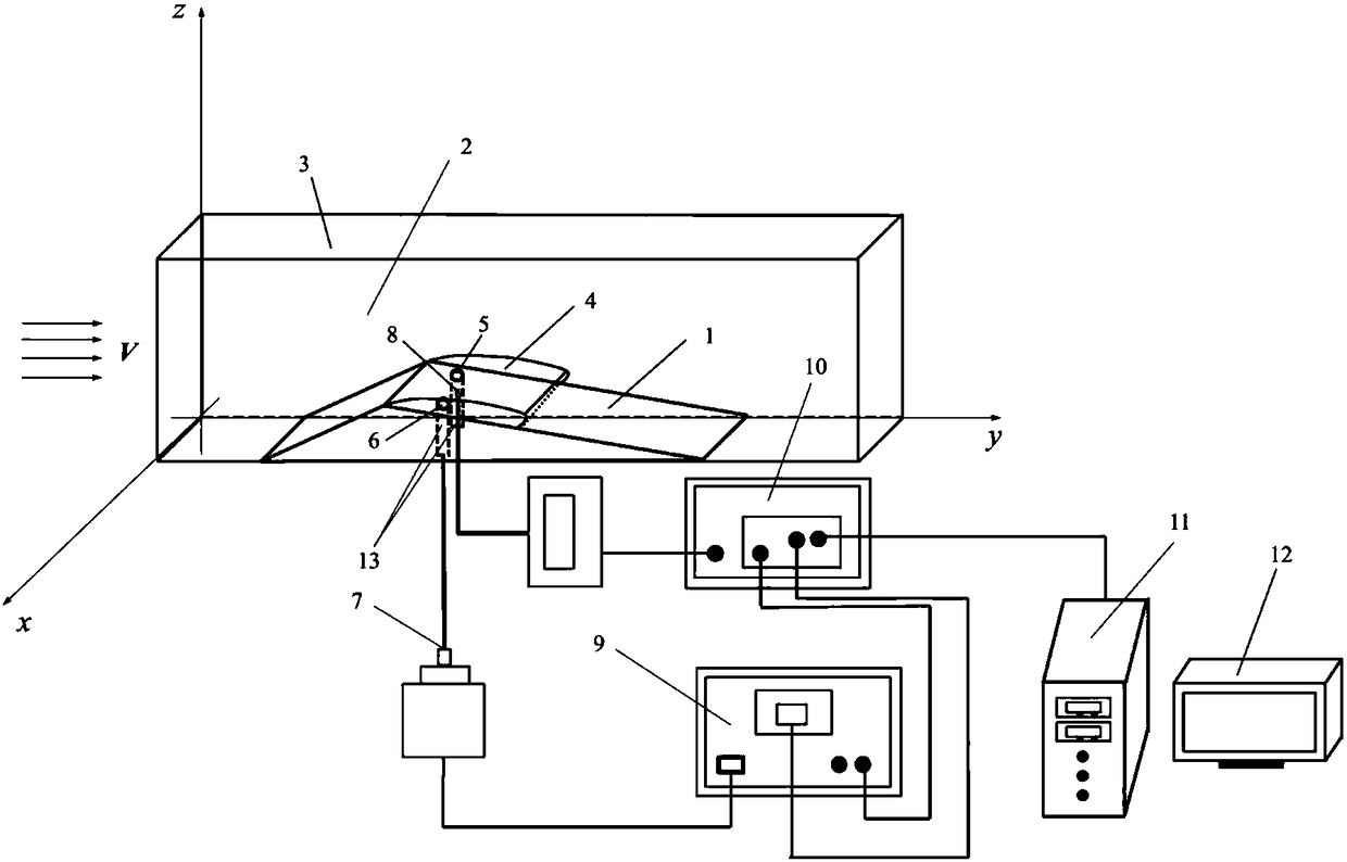 Attachment type unsteady cavitation fluid internal structure observation device and method