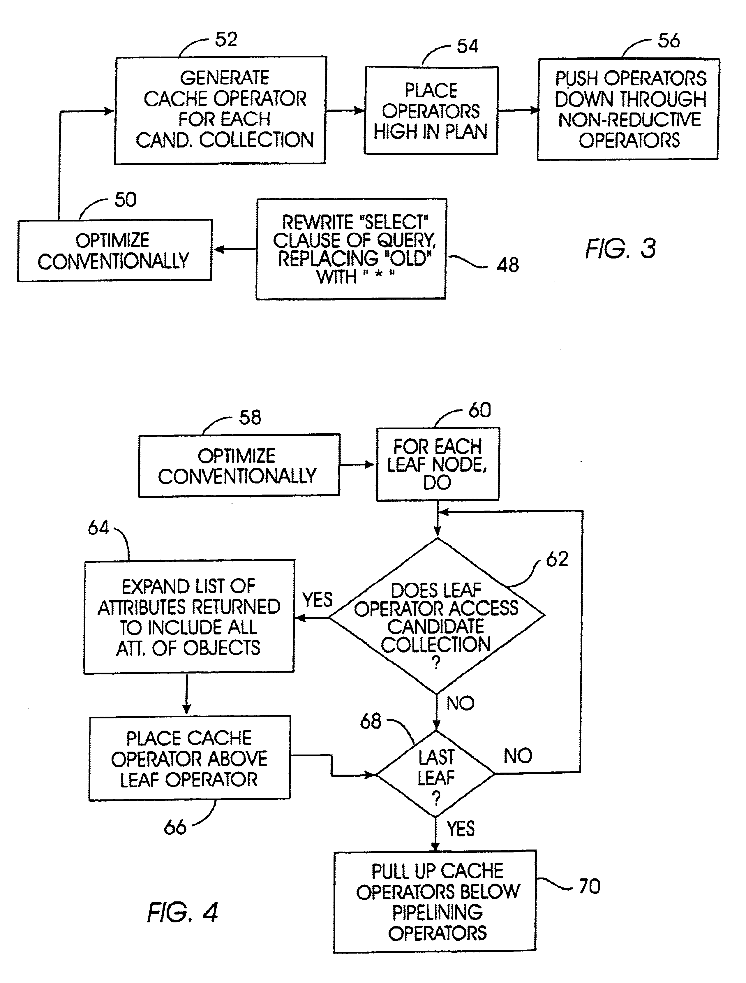 System and method for loading a cache with query results
