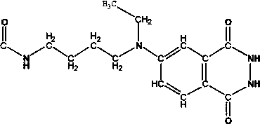 A kind of isoluminol derivative and its preparation method and application