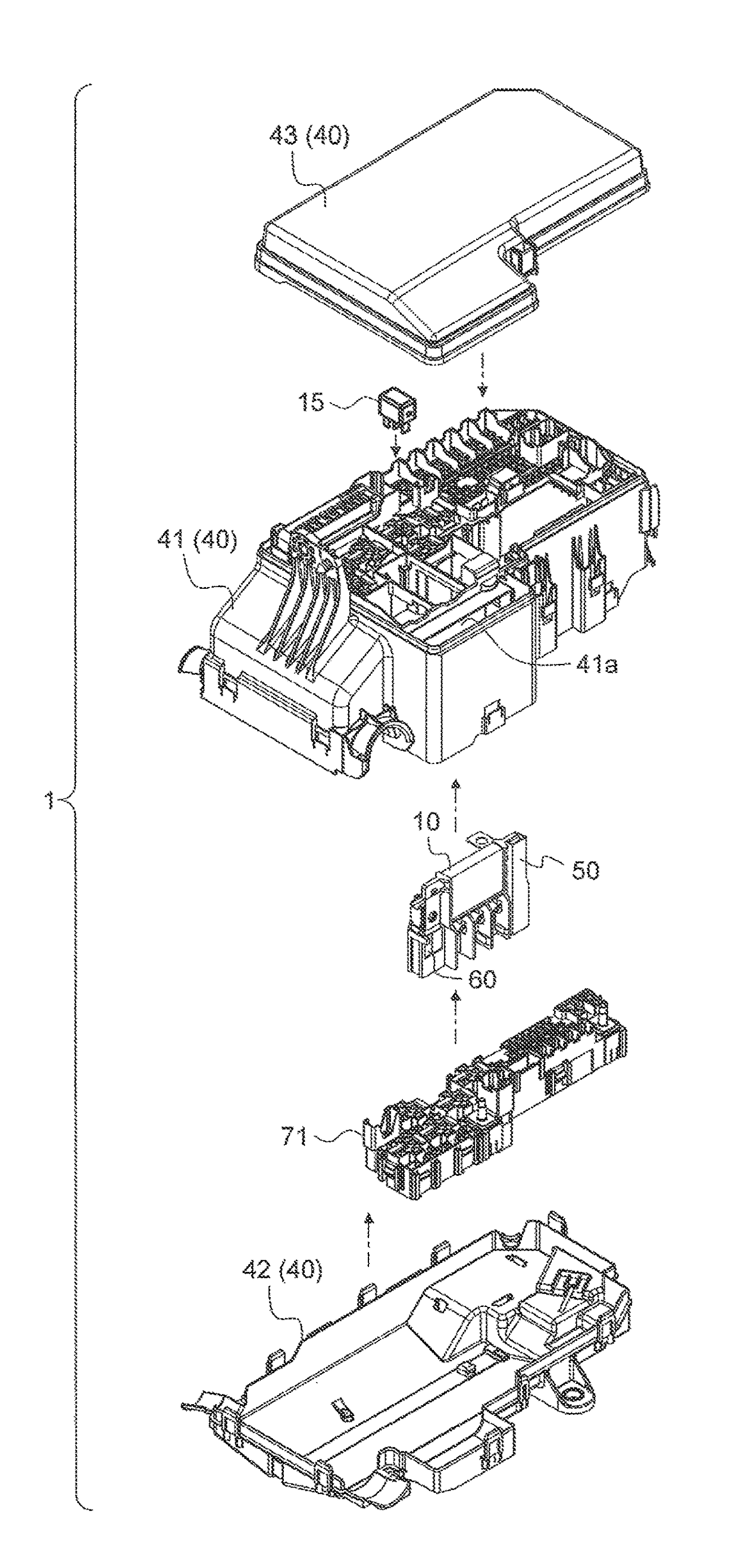 Electric connection box and wire harness