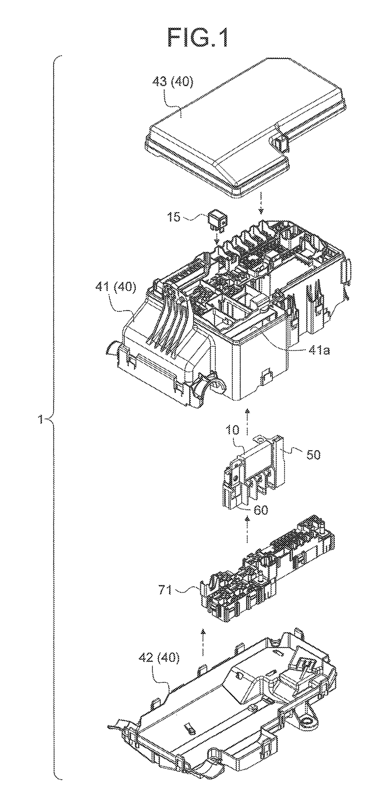 Electric connection box and wire harness