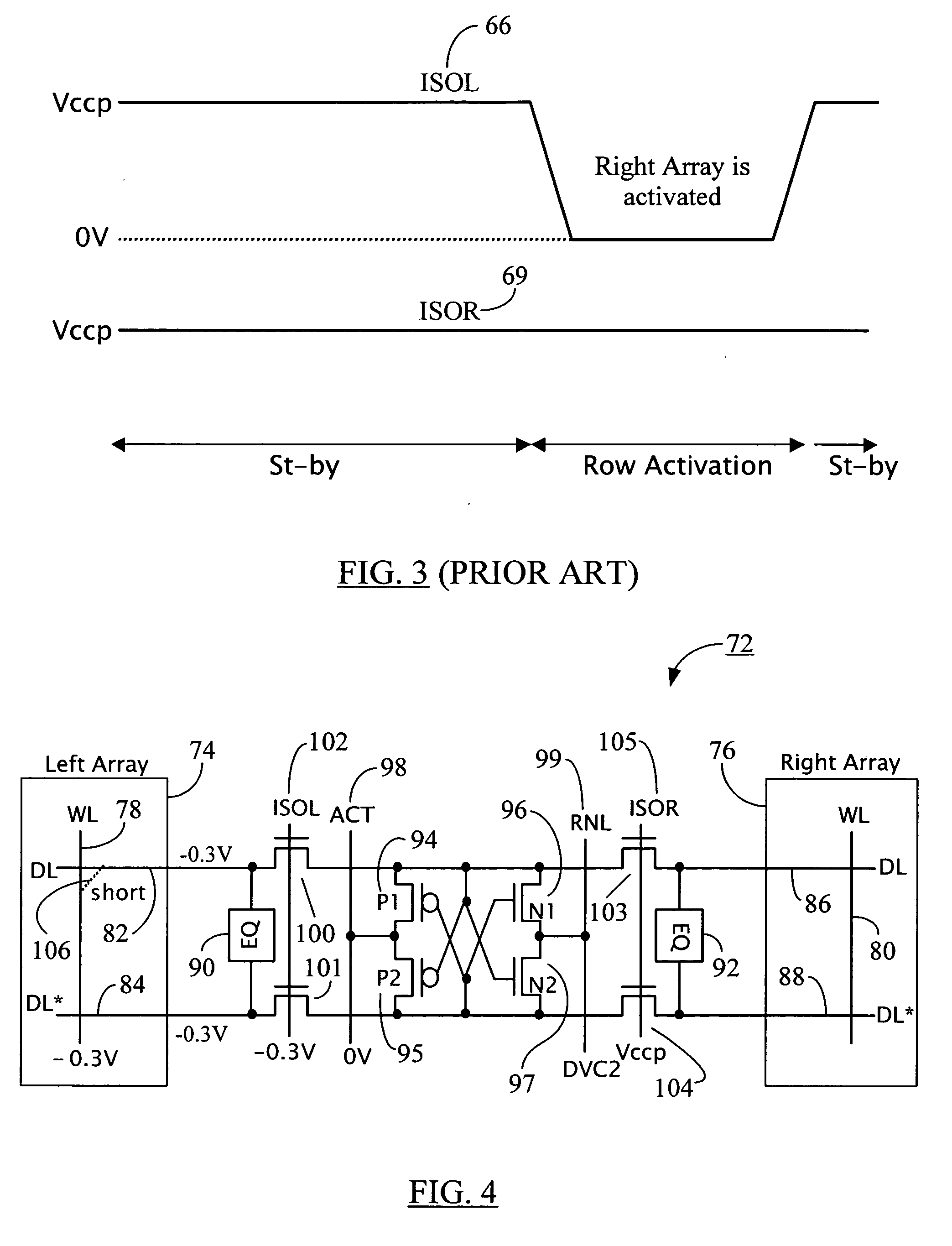 Negative voltage driving for the digit line isolation gates