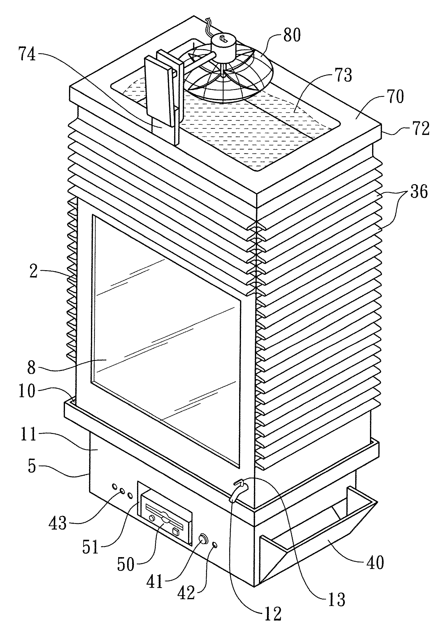 Enclosure for Confining the Released Chemicals of Electrical Devices