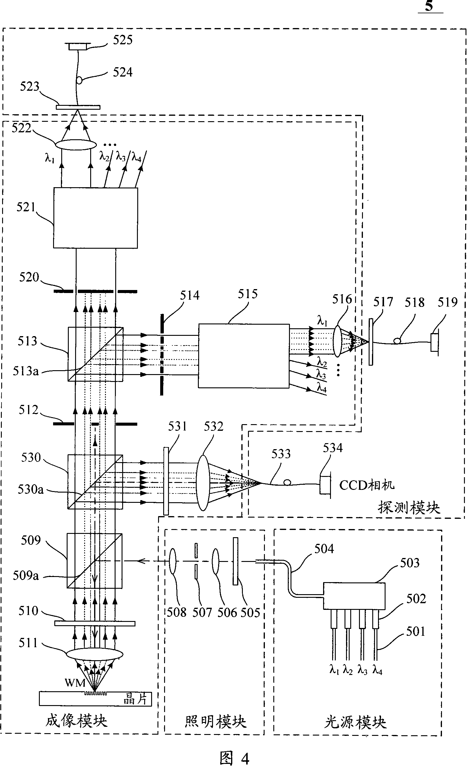Alignment mark and its imaging optical system and imaging method