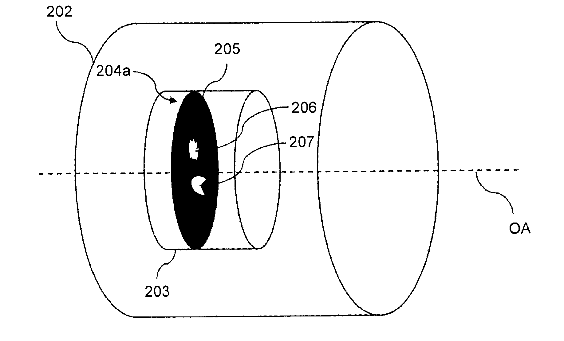 Method, lens assembly and camera for reducing stray light