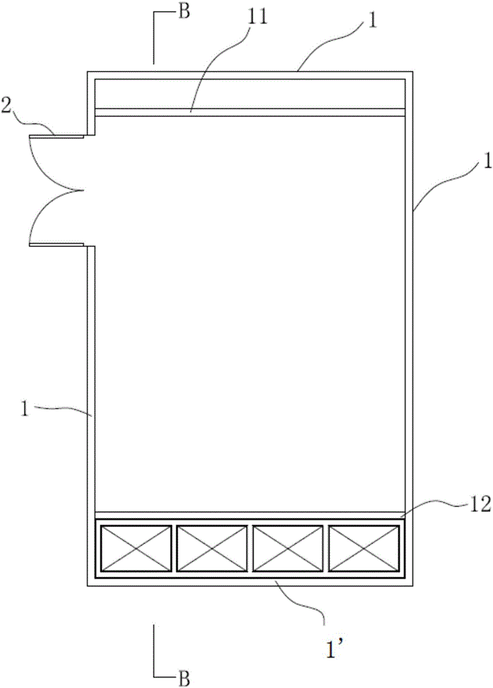 Clean hatch structure