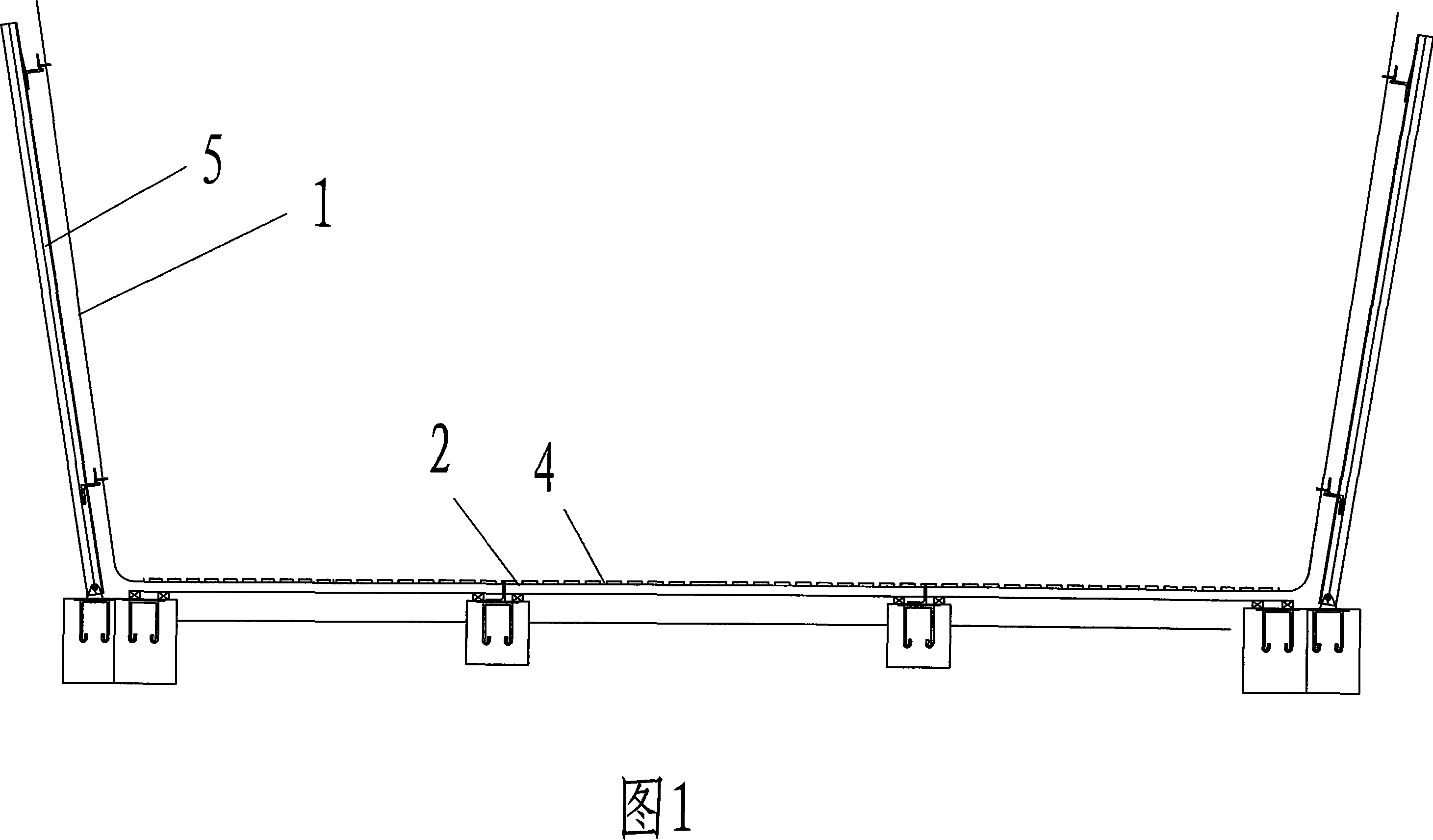 Box-beam steel bar centralized tying and integral hoisting construction method