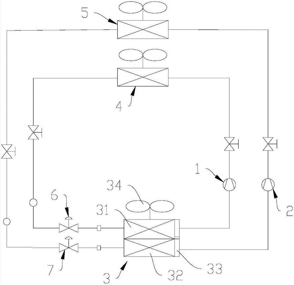 Variable frequency air conditioning system and control method thereof