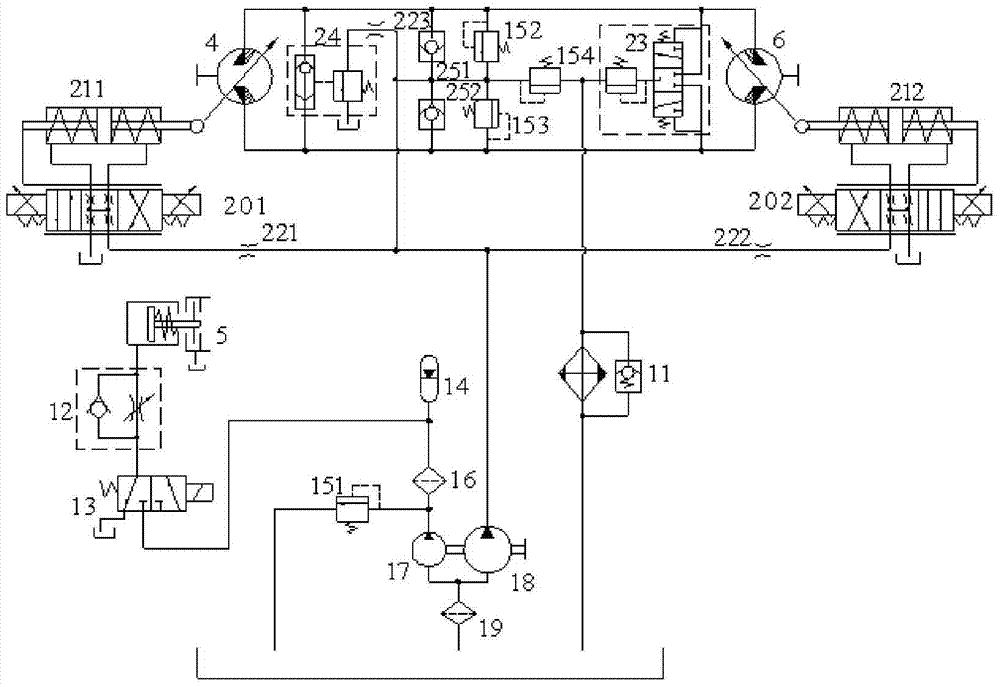 A Mechanical-Hydraulic Hybrid Continuously Variable Transmission Device Using Secondary Elements