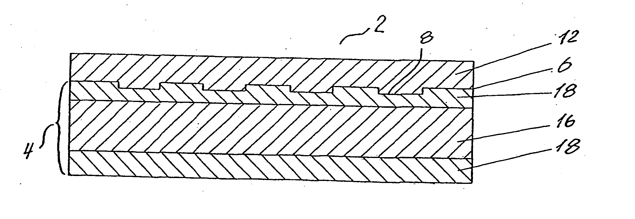 Compensated optical storage medium