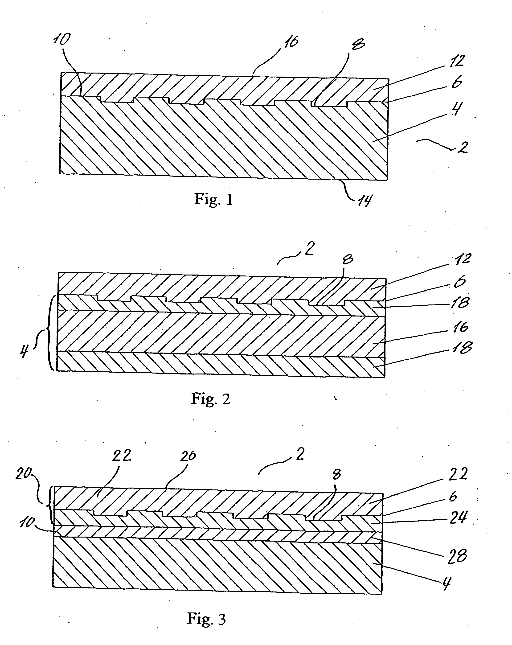 Compensated optical storage medium