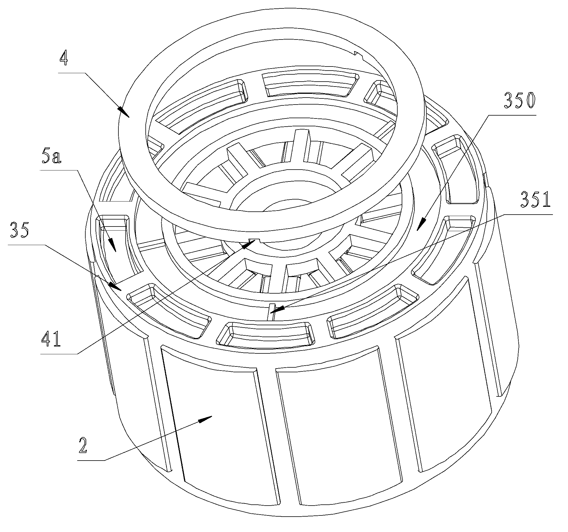 Motor rotor assembly
