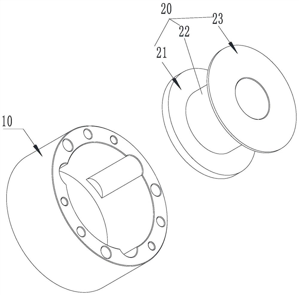 Stator structure and brake