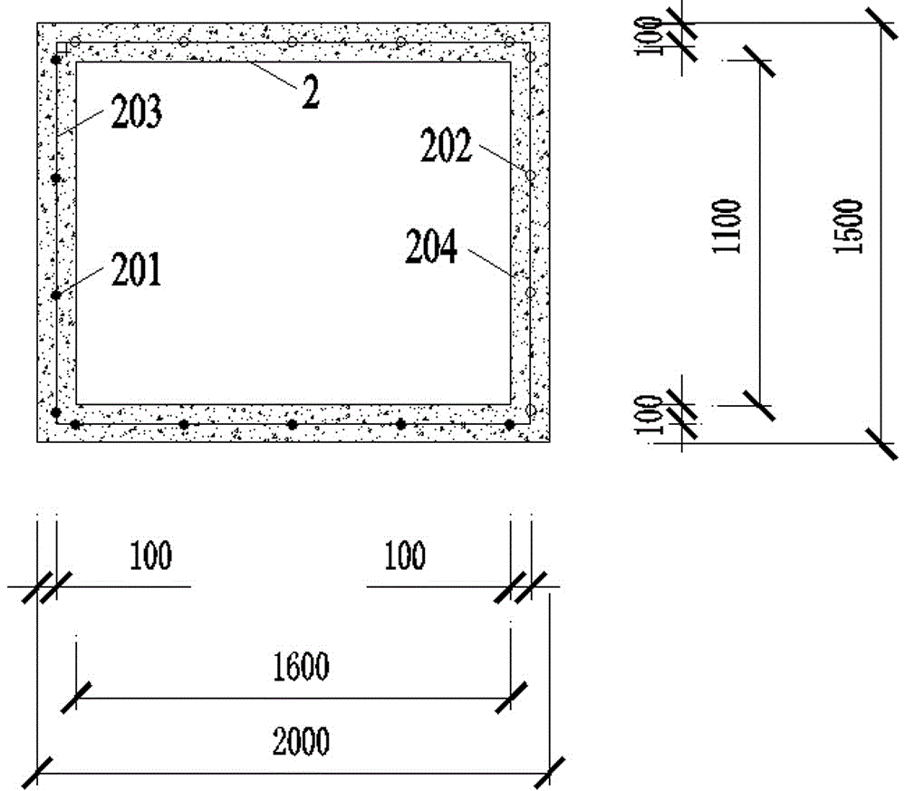 Cast-in-situ dado structure for manually excavated pile and construction method