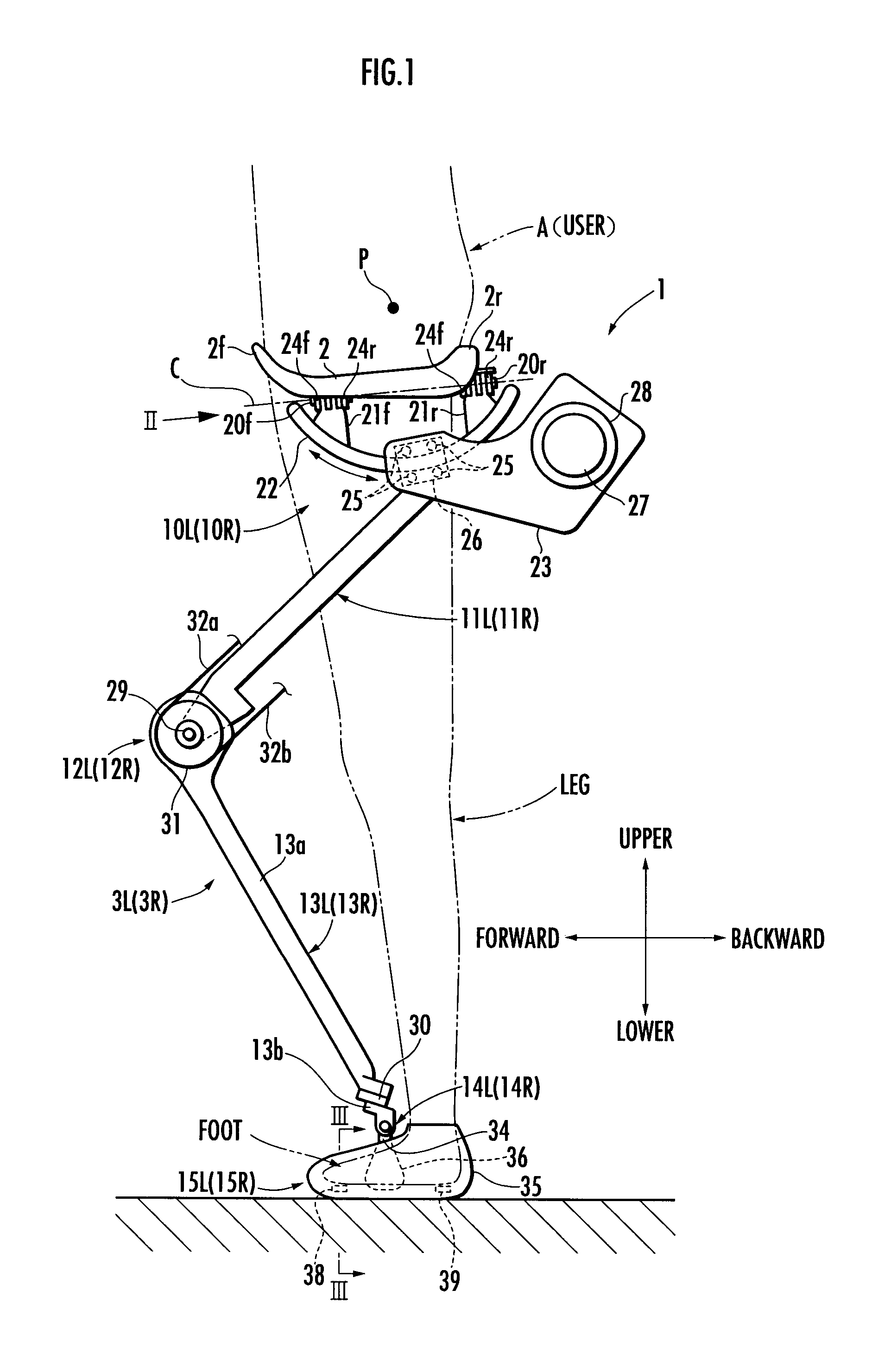 Controller for walking assistance device