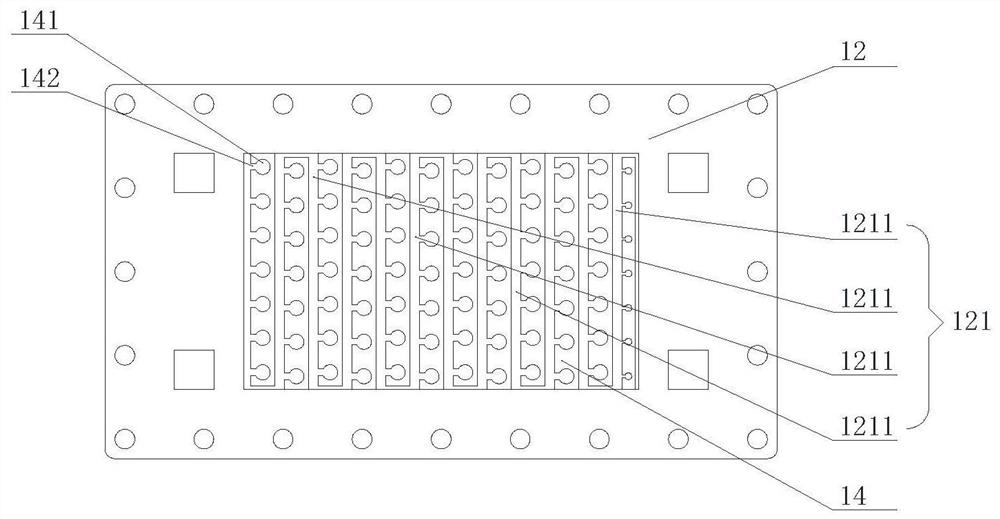 Ionic semipermeable membrane module, electrolysis device and disinfectant manufacturing equipment