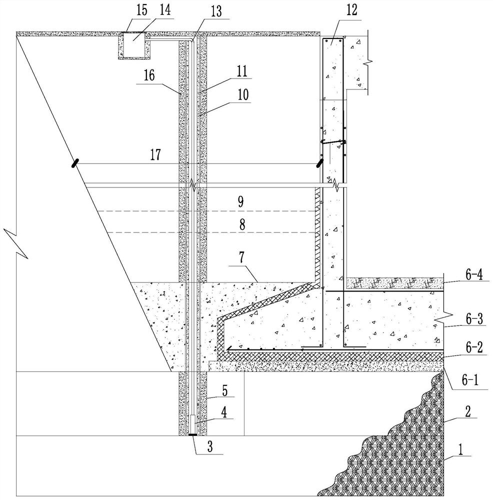 Anti-floating design and construction method of waterproof floor of underground garage during heavy rain