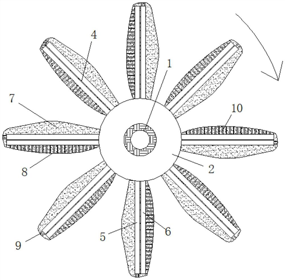 Air floating head of dissolved air releaser