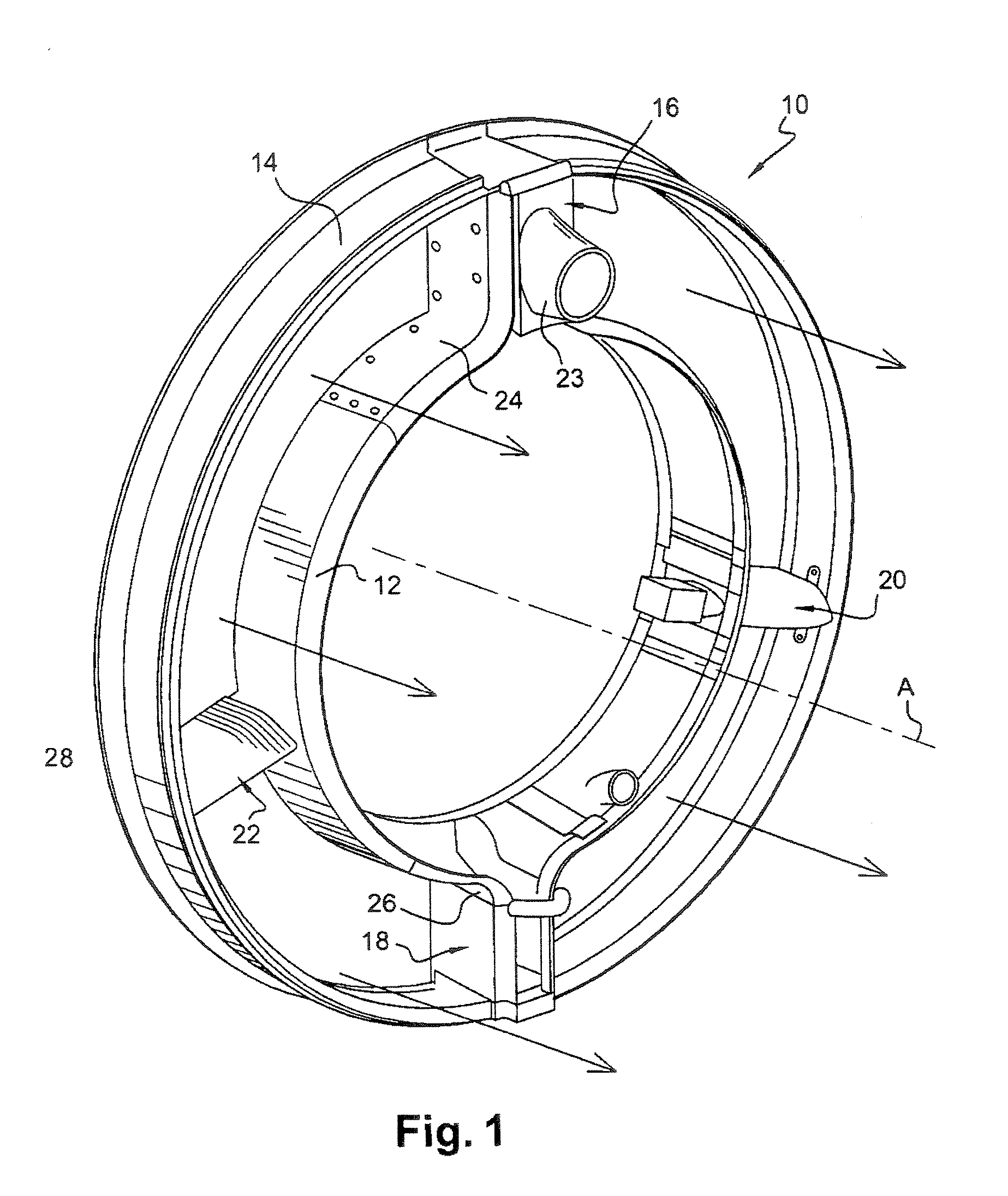 Device for supporting and housing auxiliaries in a bypass turbojet