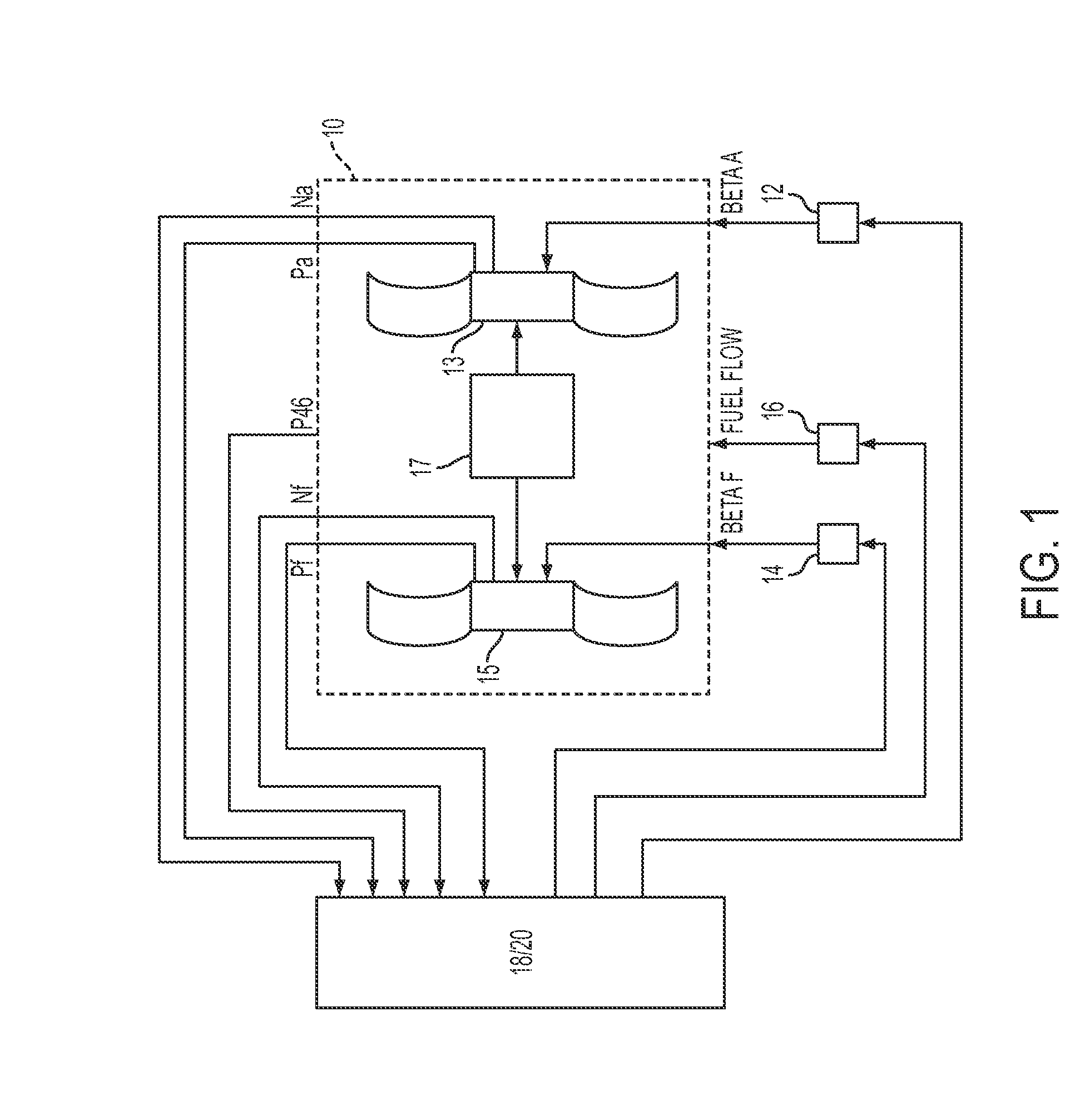 Methods and Apparatuses for Non-Model Based Control for Counter-Rotating Open-Rotor Gas Turbine Engine