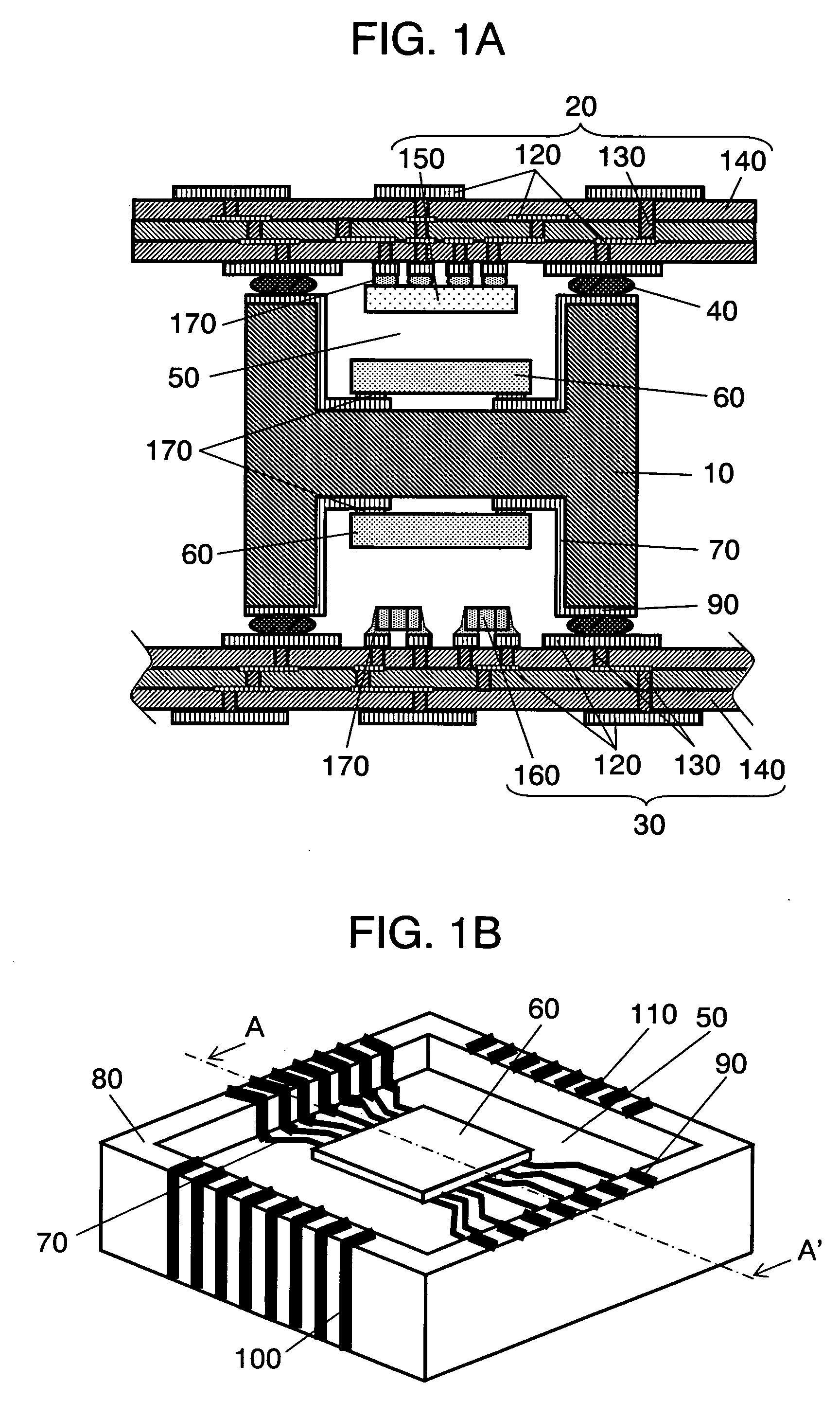 Stereoscopic electronic circuit device, and relay board and relay frame used therein