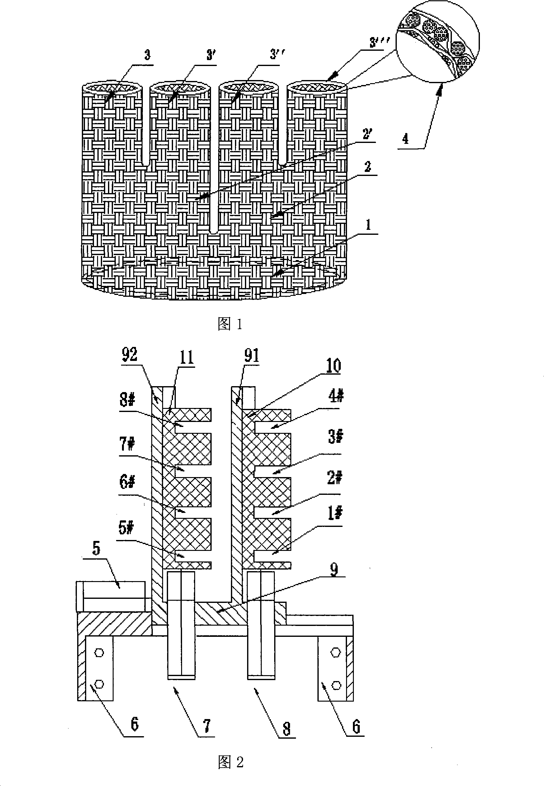 1*8 multiple shuttle box mechanism for rigid rapier weaving machine