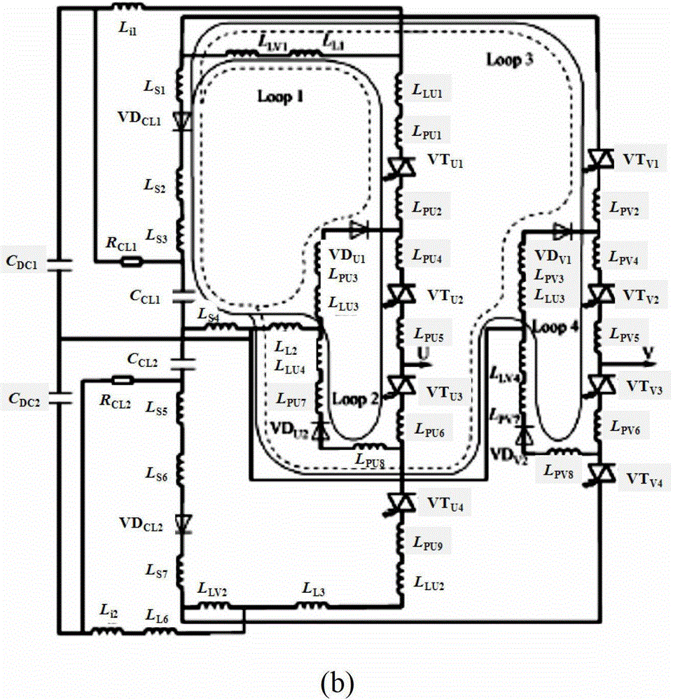 Electromagnetic transient analysis method for large-capacity power-electron conversion system