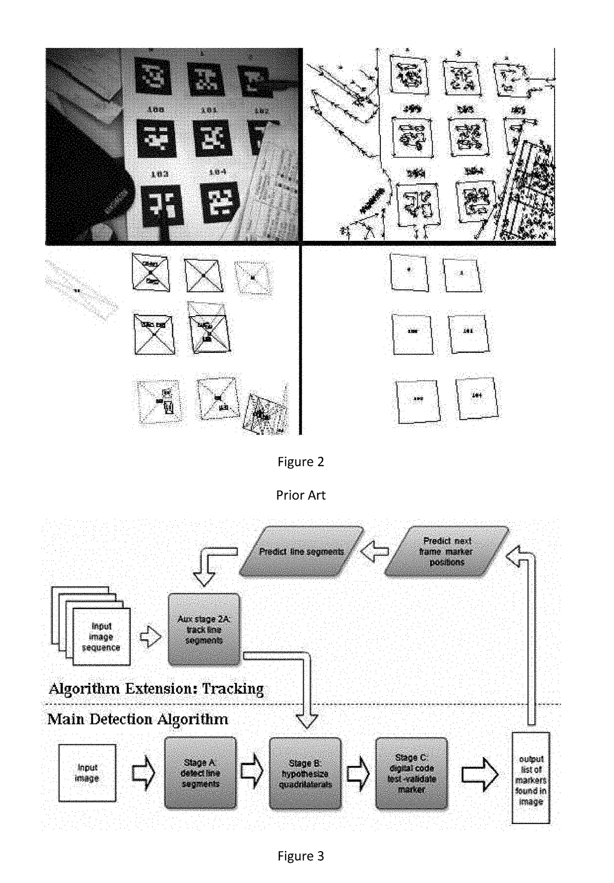 Fiducial marker patterns, their automatic detection in images, and applications thereof
