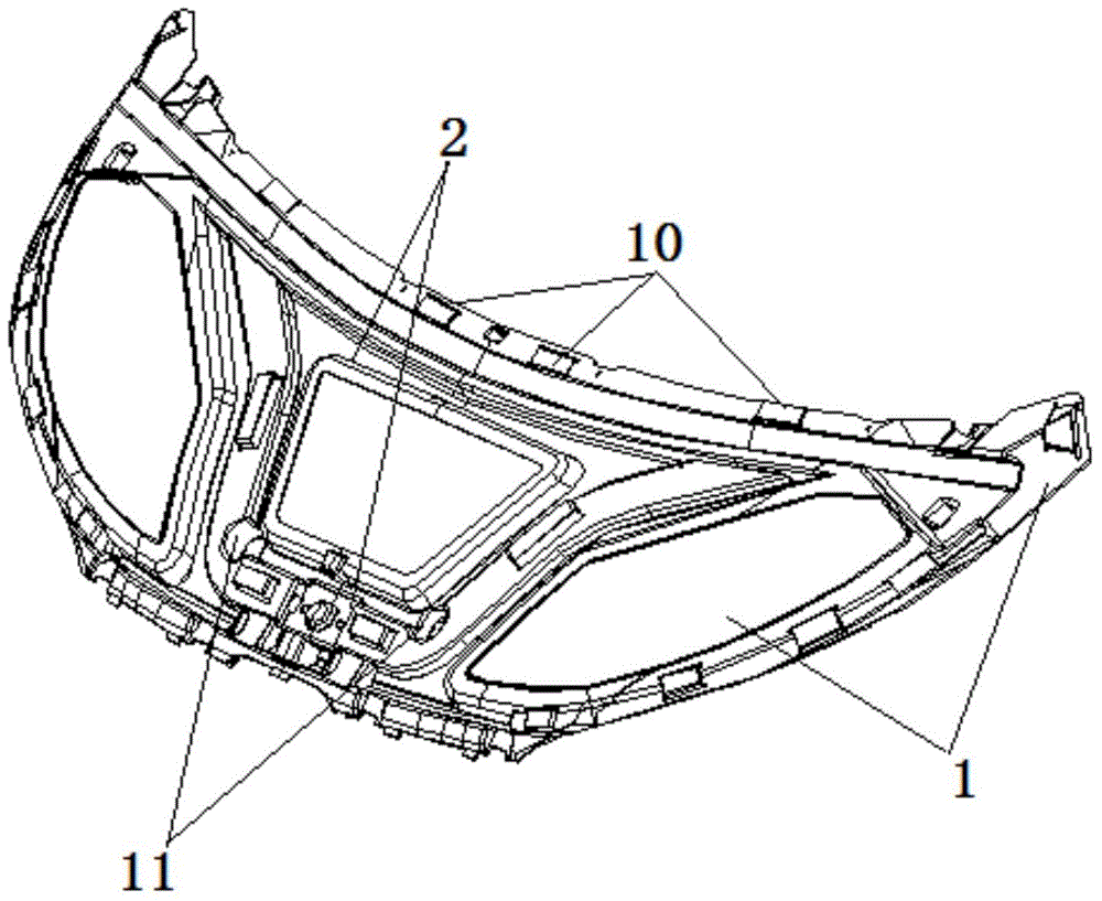 Engine hood for electric vehicle and assembly method thereof