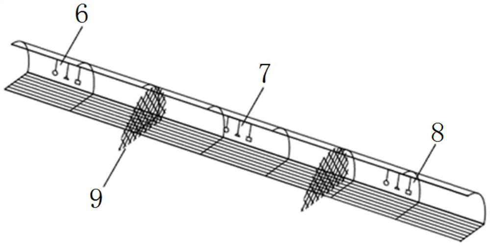 Testing device and method for testing thermal insulation effect of tunnel in cold region