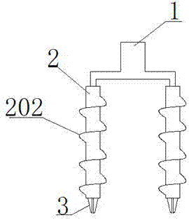 Stirring bar for artificial stone raw materials