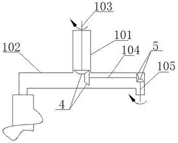 Stirring bar for artificial stone raw materials