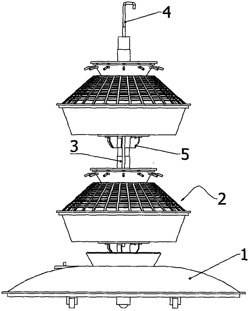 Rotary water culturing device