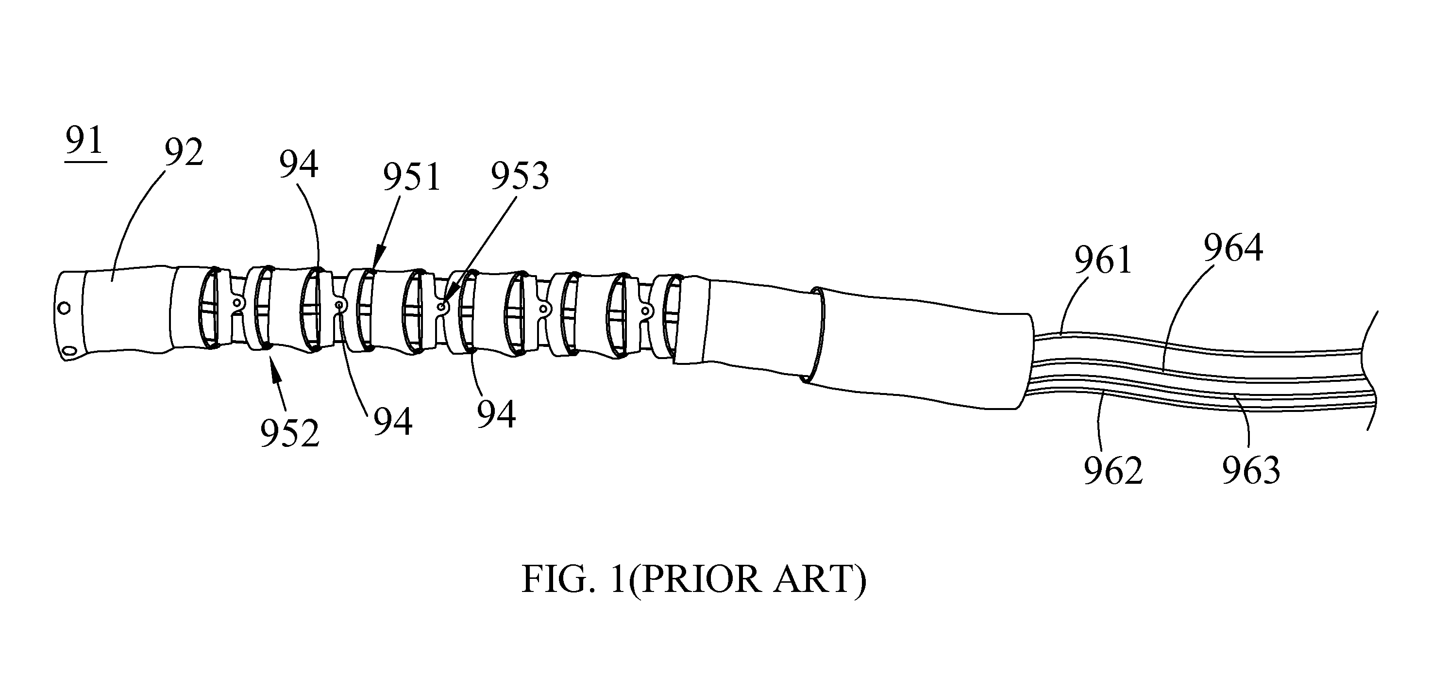 Four-directional tip deflection device for endoscope