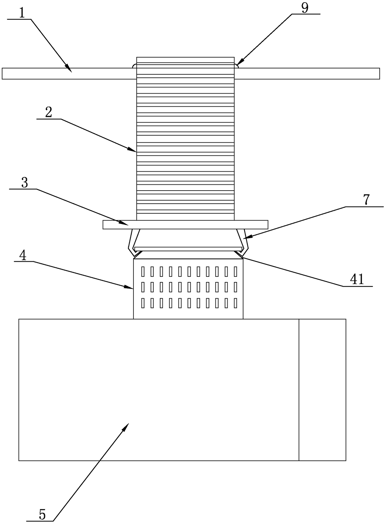 An electroplating passivation device